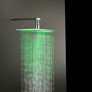 faucetdiaosi led brass chrome rain shower b0160o4mlc