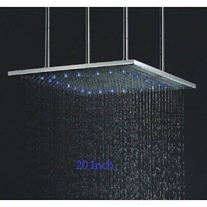 lanmei bathroom faucets 20 inch led temperature sensitive showerhead b013tf0jwq