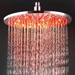 ltyu faucets led brass chrome rain shower b0166eyhj8