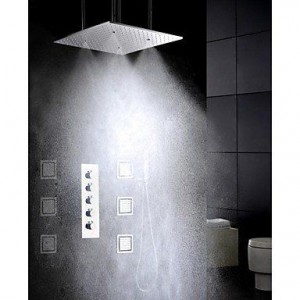 nd faucet 20 inch brushed atomizing rainfall shower b016nmmo3y