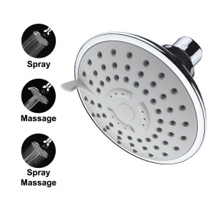 ph7 4 inch 2 5 gpm air injection showerhead b0116or0r4