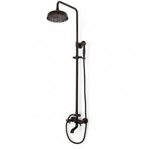 qw personalized oil rubbed bronze wall mount showerhead b016bcd37c