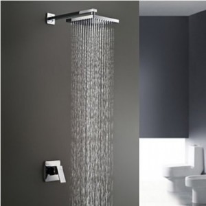 rozin wall mount rain shower faucet 8 inch shower head b00gjl0428