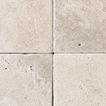 crema marfil square marble tile tumbled and honed 6