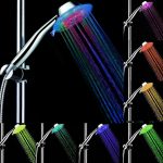 PISSION LED color changing handheld showerhead
