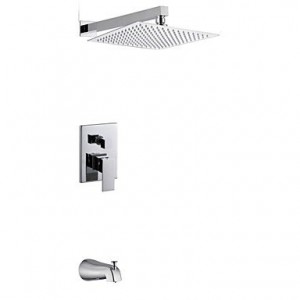 shower faucets 12 inch double wall mount showerhead b00s4at89m
