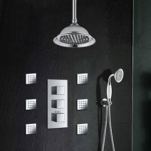 bathroom faucets 1158 8 inch thermostatic rainfall shower b0141xpct0