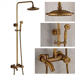 hiendure 8 inch antique brass bathtub showerhead b014p2hjlg