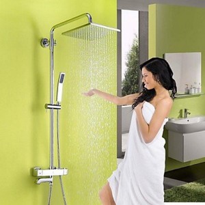 asbefore contemporary thermostatic showerhead b0150c65lu