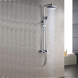 luci contemporary tub shower faucet 8 inch shower head b015h8om9o