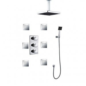 shower faucets qinxi abs 8 inch showerhead b012vi3sh0
