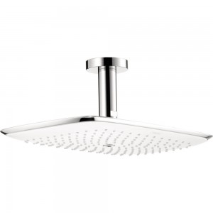 hansgrohe puravida 400 showerhead with ceiling mount 27390001