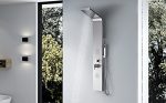 vantory multi function stainless steel waterfall shower panel