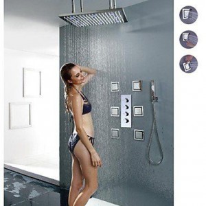 baqi home 20 inch body massage led showerhead b0162cydxy