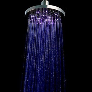 baqi home 8 inch led abs chrome rain shower b0162czr9i