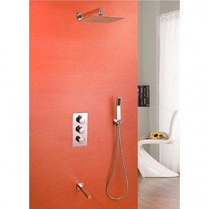 baqi home 8 inch thermostatic mixing wall mount shower b0162d3x9s