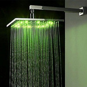 bathroom faucets 10 inch led brass showerhead b01465ufu4