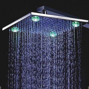 bathroom faucets 1158 12 inch led color change shower b0141xpbeq
