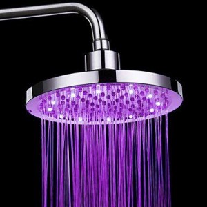 bathroom faucets contemporary 8 inch led showerhead b01465sz0q