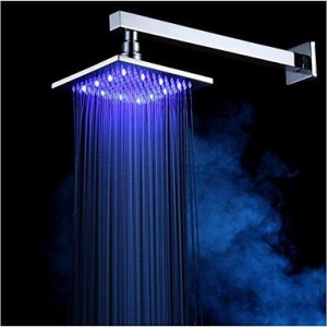 bathroom faucets xiaoqiao 8 inch temperature sensor led showerhead b01465odpm