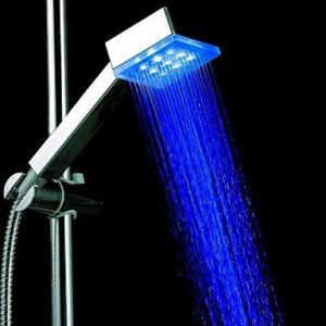 bathroom faucets xiaoqiao blue square led showerhead b01465tlhc