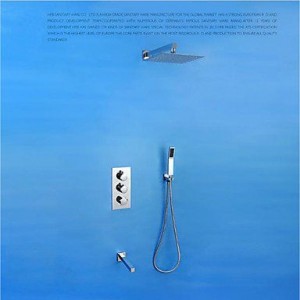 faucet shangdefeng 10 inch thermostatic wall mounted showerhead b0160nlmes