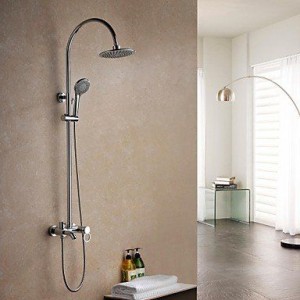 faucet shangdefeng brass chrome rain shower b0160njnn0