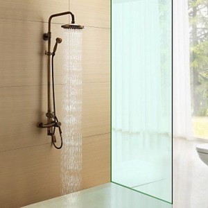 faucet shangdefeng single wall mount rain shower b0160ngx7o