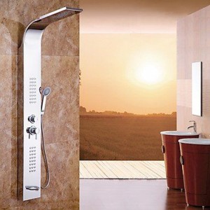 faucetdiaosi 66 inch chrome stainless steel shower b0160o90gy