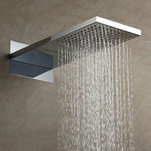 faucetdiaosi abs chrome rain showerhead b0160o5s7y