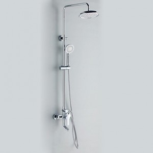faucetdiaosi chrome finish contemporary style diameter 20cm shower b0160o39lq