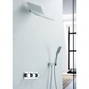 faucetdiaosi contemporary shower faucet with rain shower head b0160nzjyc