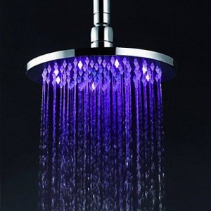 faucetdiaosi led brass chrome rain shower b0160o465e