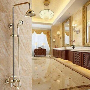 faucetdiaosi two handles wall mount rain shower b0160o3h1s