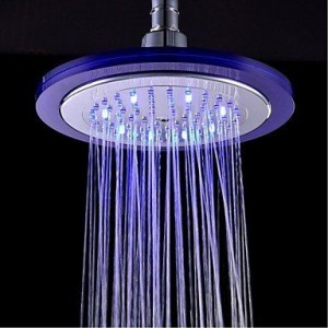 lanmei bathroom faucets 8 inch temperature control led showerhead b013tf0rvy