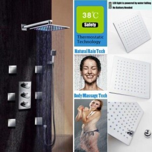 lightinthebox ouku wall mount thermostatic showerhead b00papss36