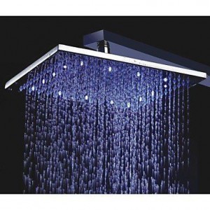 ltyu faucets 10- nch led temperature rainfall shower b0166eyyci