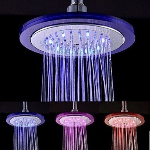 ltyu faucets led contemporary abs rain shower b0166exilg