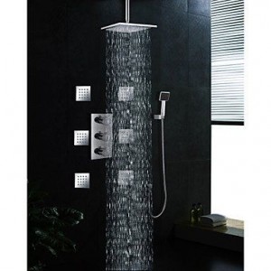 qqi faucet 8 inch triple handle thermostatic shower b0165h53us