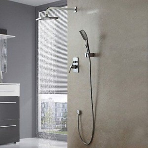 qqi faucet contemporary chrome wall mount shower b0165hhloy