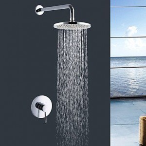 qqi faucet single handle wall mount rain shower b0165ha3g2