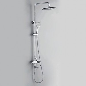 qw chrome finish contemporary style shower faucets b016bbzgnw