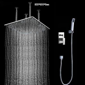 qw high quality 31 inch stainless steel 304 showerhead b016bcgpcm