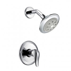 shangdefengtm shower faucet contemporary rain brass chrome b0160ndts0