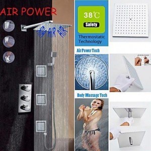 shanshan bathroom faucets 10 inch thermostatic showerhead b013tefaoo