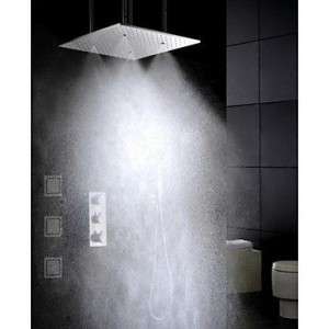 shanshan bathroom faucets 20 inch atomizing and rainfall showerhead b013tedahs
