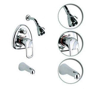 shanshan bathroom faucets solid brass tub showerhead b013teckug