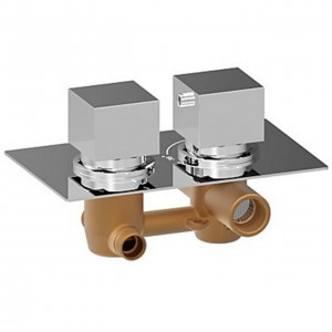 vasog h square dual handle shower mixer valve b015xxl6we