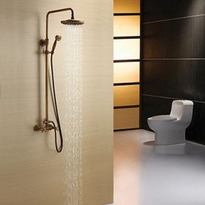 weiyuan bathroom faucets 8 inch antique brass shower b0142a2me0