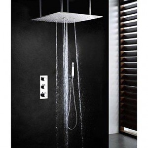 xiaocao home 20 inch thermostatic brushed shower b016mlpdf2